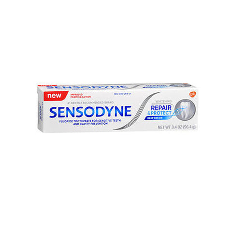 The Honest Company, Sensodyne Toothpaste Whitening Repair & Protect, 3.4 Oz Sensodyne