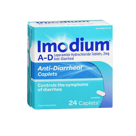 Imodium, A-D Anti-Diarrheal Caplets, 24 Tabs Imodium