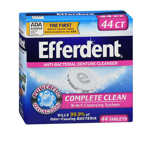 Efferdent, Anti-Bacterial Denture, 44 Tabs Efferdent