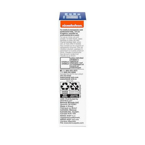 Band-Aid, Bandages Nickelodeon Paw Patrol Assorted Sizes, Box Of 20 Band-Aid