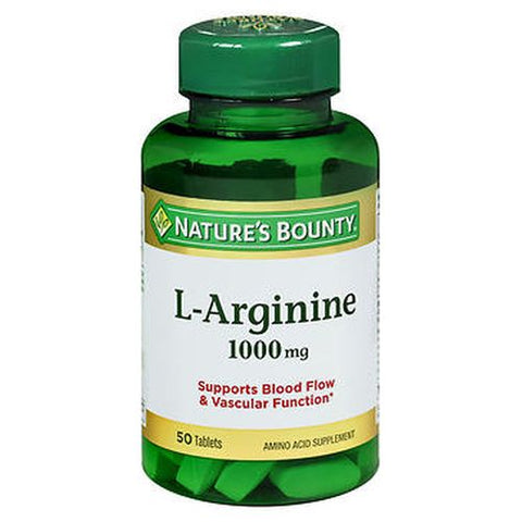 Nature's Bounty, Nature's Bounty L-Arginine, 1000 mg, 50 Tabs Nature's Bounty
