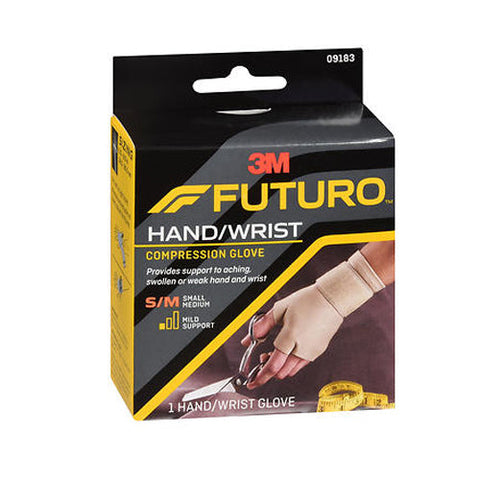 3M, Futuro Compression Hand/Wrist Glove Mild Support Small/Medium, 1 Each Futuro