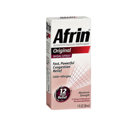 Afrin, Original Maximum Strength Nasal Spray, 1 Oz Afrin