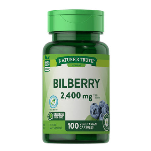 Nature's Truth, Bilberry Quick Release Capsules, 2400 Mg, 100 Caps Nature's Truth