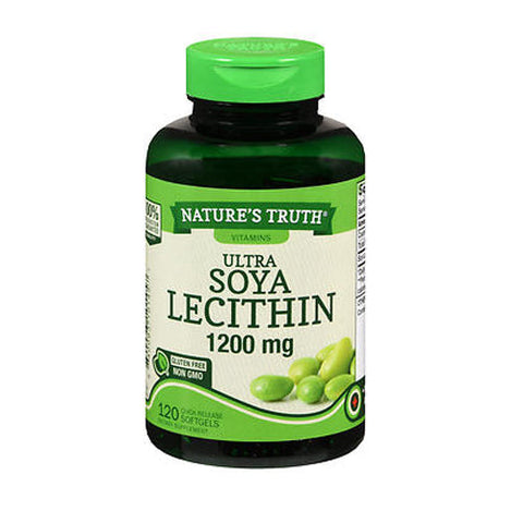 Nature's Truth, Ultra Soya Lecithin Quick Release Softgels, 1200 Mg, 120 Caps Nature's Truth