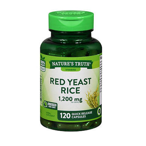 Nature's Truth, Red Yeast Rice Quick Release Capsules, 600 Mg, 120 Caps Nature's Truth