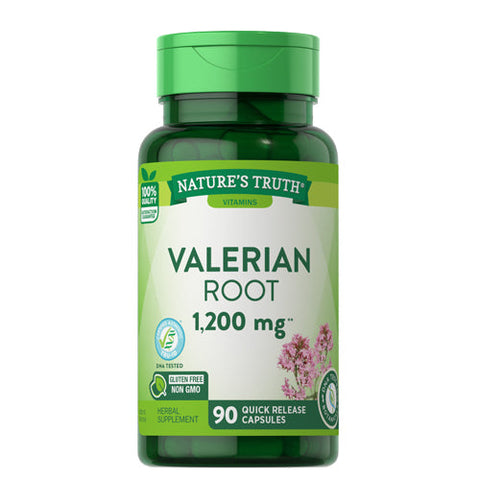 Nature's Truth, Valerian Root Quick Release Capsules, 1200 mg, 90 Caps Nature's Truth