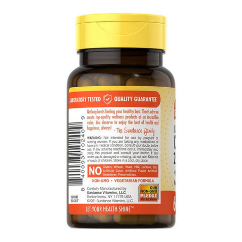 Sundance, Ultra Ceylon Cinnamon Pluis Chromium And Biotin, 2500 Mg, 60 Caps Sundance