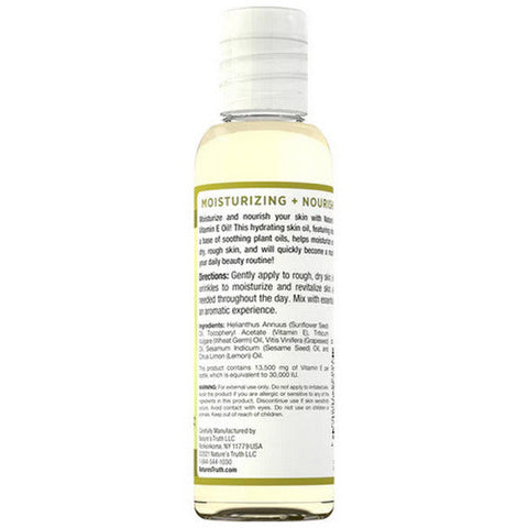 Nature's Truth, Vitamin E-Oil Skin Care Oil Lemon, 13,500 Mg, 4 Oz Nature's Truth
