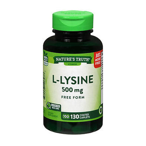 Nature's Truth, Vitamins L-Lysine, 500 Mg, 130 Tabs Nature's Truth