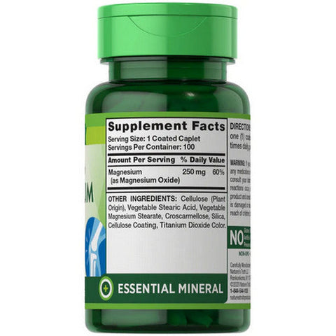 Nature's Truth, Magnesium, 250 Mg, 100 Tabs Nature's Truth
