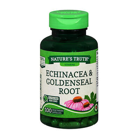 Nature's Truth, Echinacea And Goldenseal Root, 1400 Mg, 100 Caps Nature's Truth