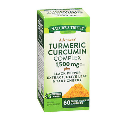 Nature's Truth, Turmeric Curcumin Complex Quick Release Capsules, 1500 mg, 60 Caps Nature's Truth