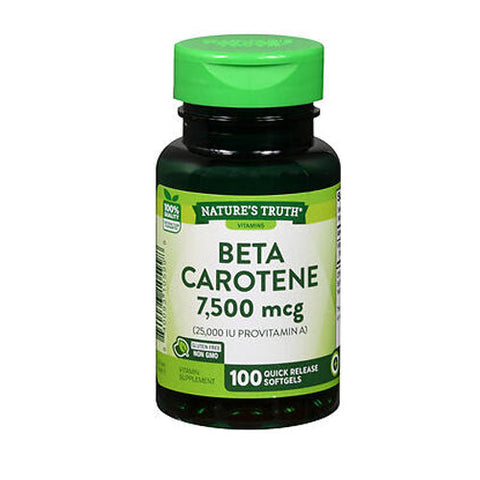 Nature's Truth, Beta Carotene Vitamin, 25,000 IU, 100 Caps Nature's Truth