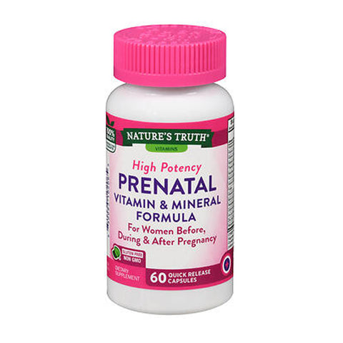 Nature's Truth, Prenatal Vitamin & Mineral Formula, 60 Caps Nature's Truth