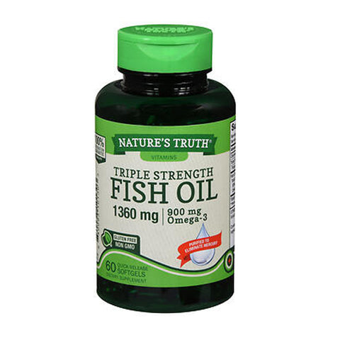 Nature's Truth, Fish Oil Softgels, 1360 Mg, 60 Caps Nature's Truth