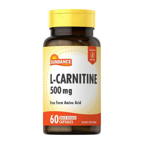 Sundance, L-Carnitine Supplement, 500 Mg, 60 Caps Sundance