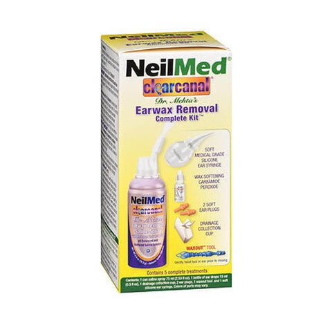 Neilmed, ClearCanal Earwax Removal Kit, 75 ml Neilmed