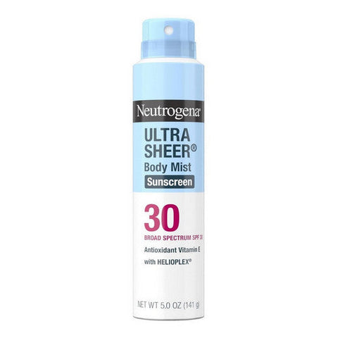 Neutrogena, Ultra Sheer Body Mist Sunscreen Spf 30, 5 Oz Neutrogena