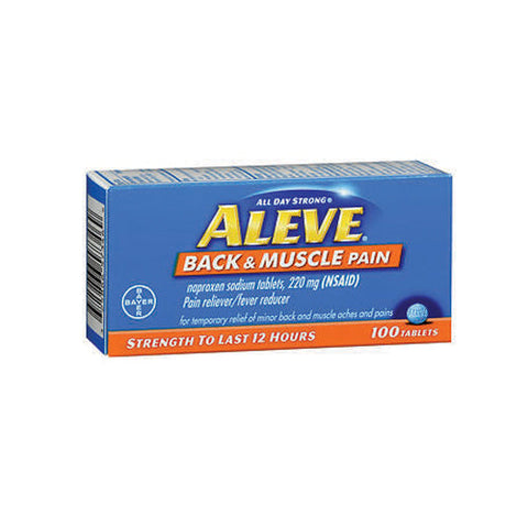 Aleve, Back & Muscle Pain, 100 Tabs Aleve