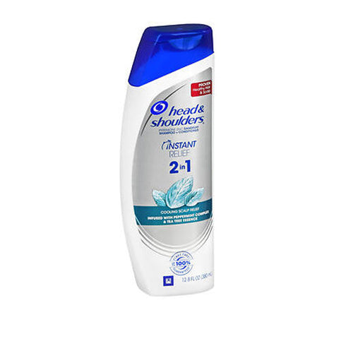 Head & Shoulders, Instant Relief 2 In 1 Dandruff Shampoo + Conditioner, 12.8 Oz Head & Shoulders