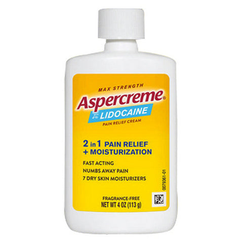 Aspercreme, Foot Pain Creme With 4% Lidocaine, 4 Oz Aspercreme