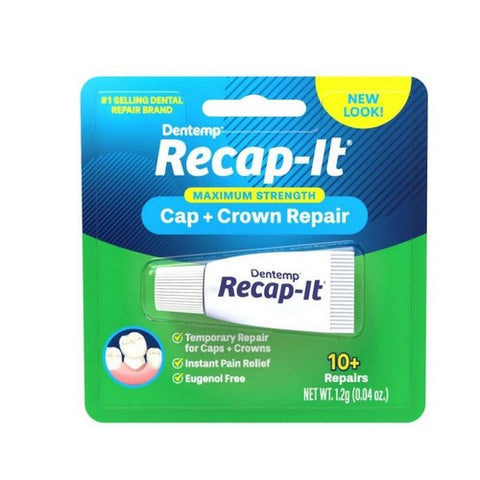 Dentemp, Recapit Loose Cap Dental Repair, 1 Each Dentemp
