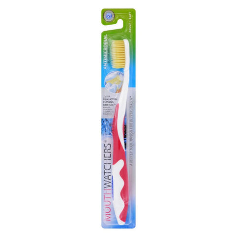 Mouth Watchers, Toothbrush, Red 1 Count Mouth Watchers