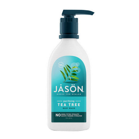 Jason Natural Products, Body Wash Satin, Tea Tree 30 Fl Oz Jason Natural Products