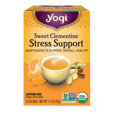 Yogi, Sweet Clementine Stress Support, 16 Count Yogi