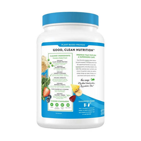 Orgain, Organic Vegan Protein Powder Plus 50 Superfoods Plant Based Vanilla Bean, 2.02 Lbs Orgain