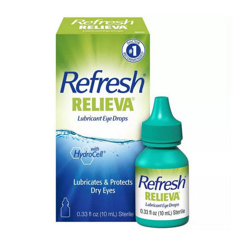 Refresh, Relieva Lubricant Eye Drops, 0.33 Oz Refresh
