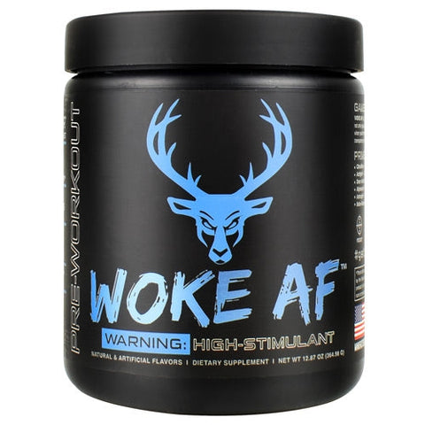 Bucked Up, Pre-Workout Work AF, Blue Razz 12.87 Oz Bucked Up