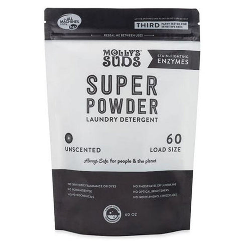 Molly's Suds, Super Laundry Powder Unscented, 50 Loads Molly's Suds