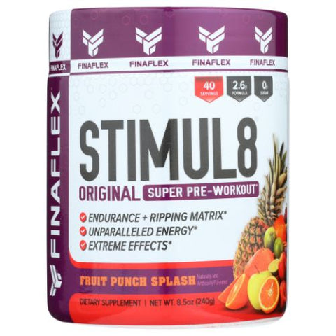 Finaflex, Stimul 8, Fruit Punch & Spalsh 240 Grams Finaflex