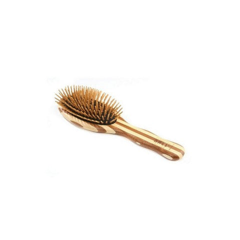 Bass Brushes, Large Oval Hair Brush Cushion Wood Bristles, 1 Each Bass Brushes
