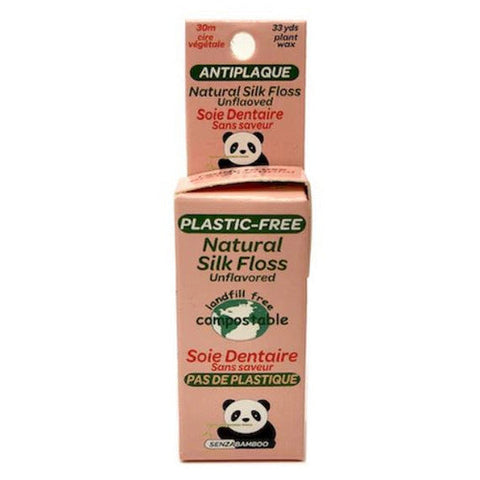 Senzacare, Natural Silk Dental Floss Unflavored, 0, 1 Count Senzacare
