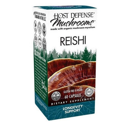 Host Defense, Reishi Capsules, 60 Cap Host Defense