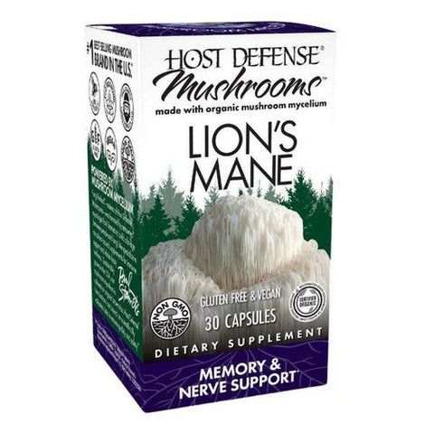 Host Defense, Lion's Mane Capsules, 30 Cap Host Defense