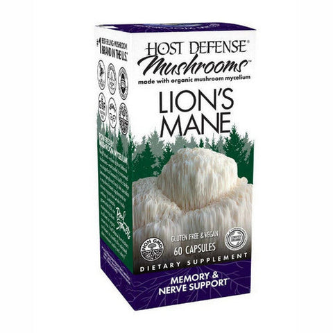 Host Defense, Lion's Mane Capsules, 60 Cap Host Defense