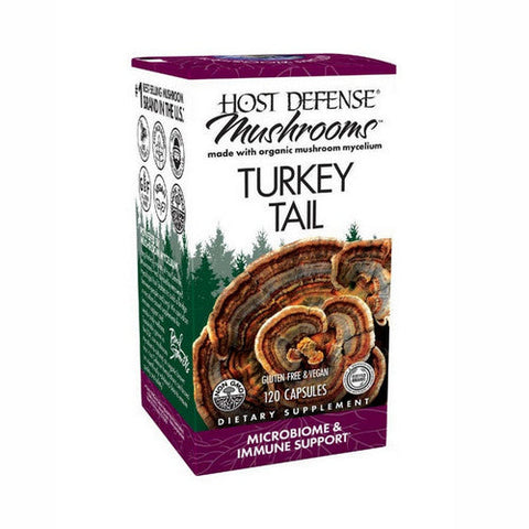 Host Defense, Turkey Tail Capsules, 120 Cap Host Defense