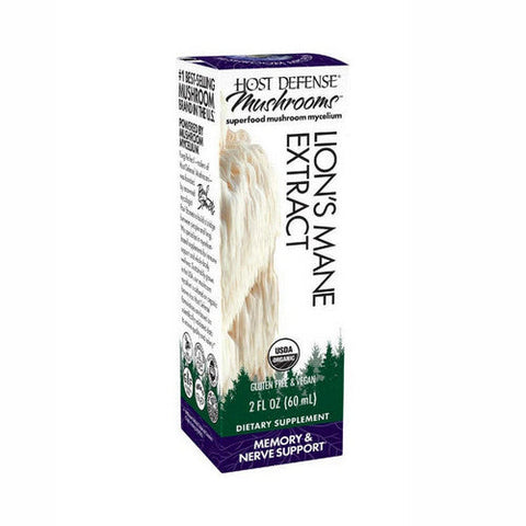 Host Defense, Lion's Mane Extract, 2 Fl Oz Host Defense