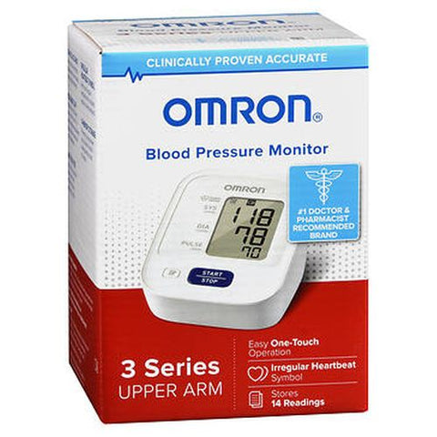 Omron, 3 Series Upper Arm Blood Pressure Monitor BP7100, 1 Each Omron