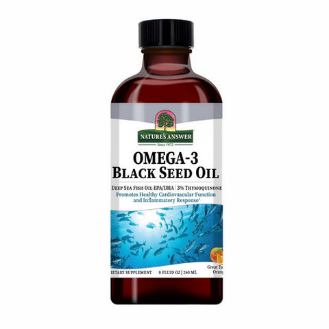 Nature's Answer, Omega-3 Black Seed Oil Orange, 8 Oz Nature's Answer
