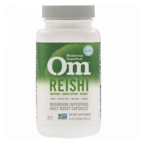 Om Mushrooms, Reishi, 90 Veg Caps Om Mushrooms