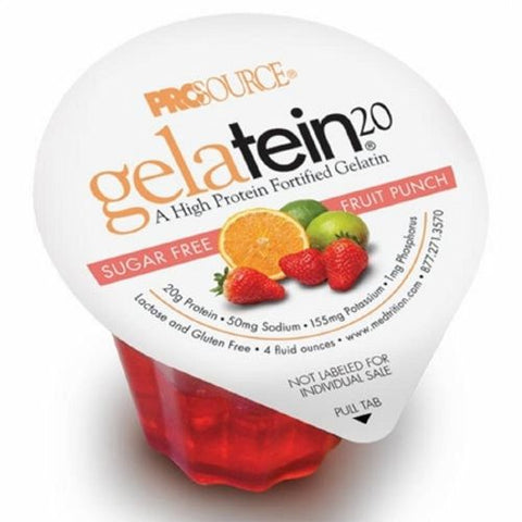 Medtrition, Oral Supplement Gelatein  Plus Cherry Flavor 4 oz. Container Cup Ready to Use, Count of 36 Medtrition