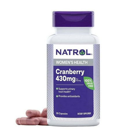 Natrol, Cranberry Women's Health, 800 Mg, 30 Caps