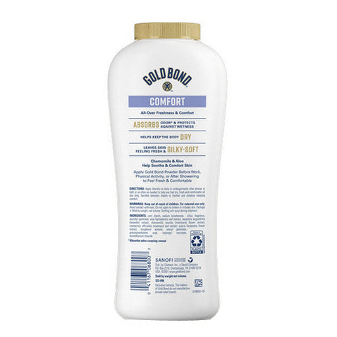 Gold Bond, Body Powder Gold Bond Ultimate  10 oz. Fresh Scent Shaker Bottle Corn Starch / Sodium Bicarbonate /, 10 Oz Gold Bond