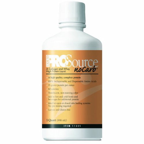 Medtrition, Protein Supplement ProSource NoCarb Unflavored 32 oz. Bottle Concentrate, Count of 4 Medtrition