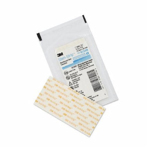 3M, Skin Closure Steri-Strip 1/2 X 2 Inch Nonwoven Material Reinforced Strip White, Box Of 50 3M